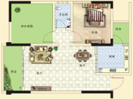 B10  （1-4号、2-5号）7-12层户型图