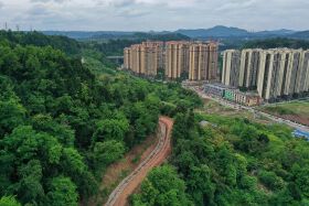 巴中市中坝、杨家坝后山排水沟建设工程完工